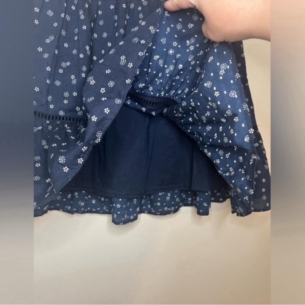 Madewell Smock-Waist Ruffle Mini Skirt – Bandana Flower Print – Size Small NWT - Picture 2 of 11